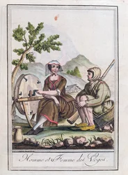 Un homme et une femme des Vosges, de l